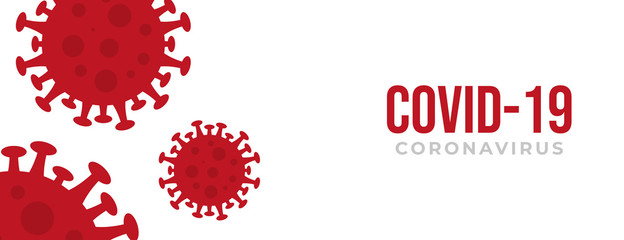 abstract red corona virus disease background design . flat and modern design concept