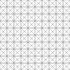 Historical Pattern, Seamless Tile, Line Art, Squares and Triangles