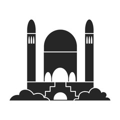 Sand castle vector icon.Black vector icon isolated on white background sand castle .