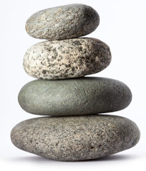 Fototapeta na wymiar Zen stacked rocks