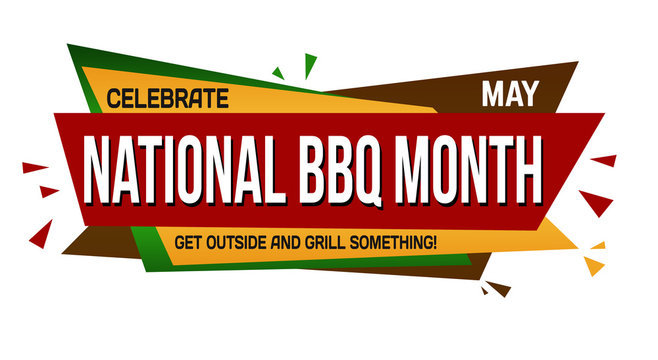 National BBQ month banner design