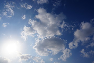 太陽と空