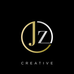 jz luxury company logo design