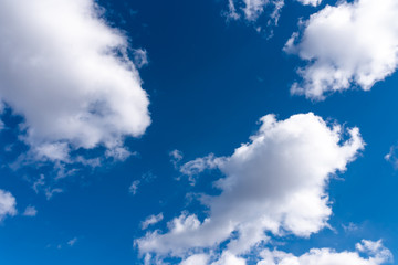 Clouds in a blue sky
