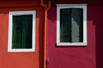Obraz premium Burano dans la lagune de Venise, Italie