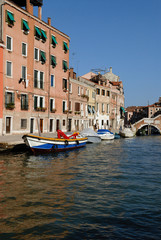 Fototapeta na wymiar Quartier Cannaregio à Venise, Italie