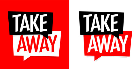 Take away - obrazy, fototapety, plakaty
