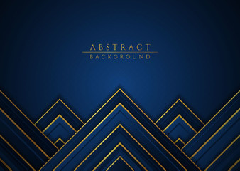 Luxury background overlap layer style wave shape design with space