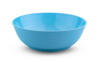 empty bowl on white background