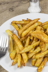 assiette de frites faite maison