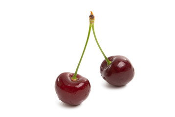 sweet cherry isolated