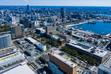 Fototapeta premium 都市 空撮