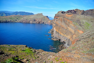 view of the bay of Madeira Island