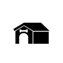 Doghouse, logo isolated on white background