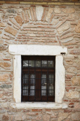 Fototapeta na wymiar old window in the old house