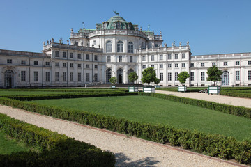 Fototapeta na wymiar The hunting residence of Stupinigi, one of the 18th century Residences of the Royal House of Savoy, part of the UNESCO World Heritage Sites list