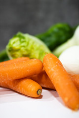 Primer plano de varias hortalizas