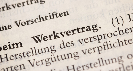 Werkvertrag in § 631 BGB