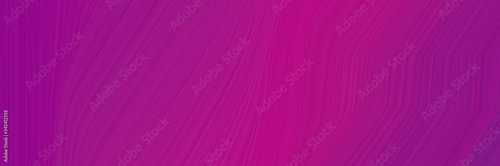 Aufkleber elegant artistic header with dark magenta, medium violet red and purple colors. fluid curved flowing