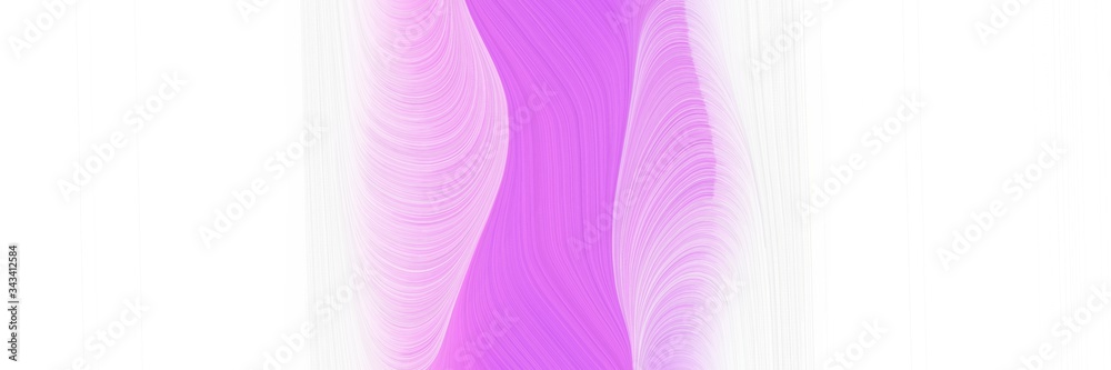 Fototapete elegant moving canvas with lavender blush, white smoke and violet colors. fluid curved lines with dy
