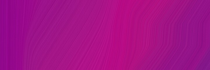 elegant artistic header with dark magenta, medium violet red and purple colors. fluid curved flowing waves and curves