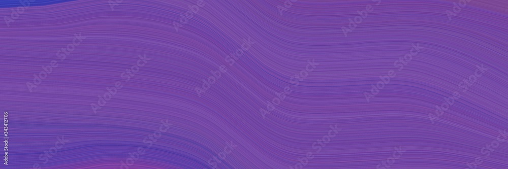 Leinwandbilder elegant surreal card with slate blue, moderate violet and dark slate blue colors. fluid curved lines
