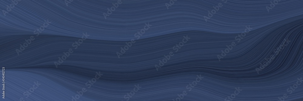 Poster elegant dynamic cover design with dark slate gray, dark slate blue and very dark blue colors. fluid 