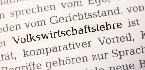 Volkswirtschaftslehre