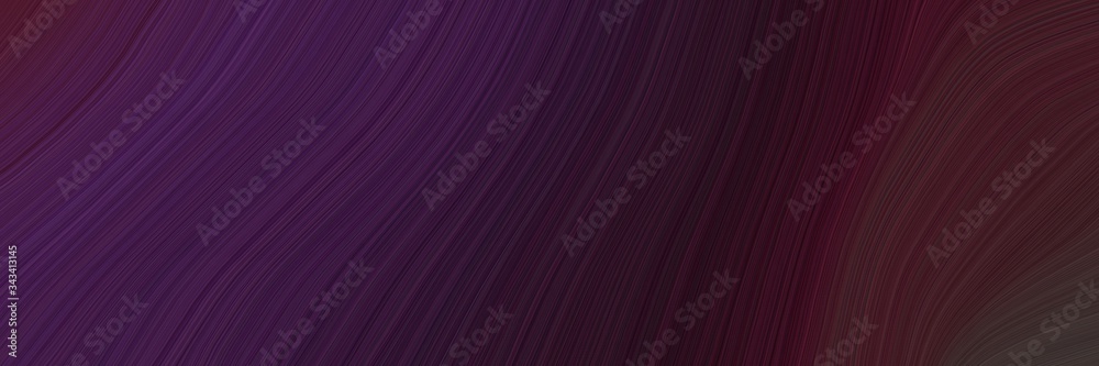 Poster elegant flowing canvas with very dark pink, very dark magenta and old mauve colors. fluid curved flo