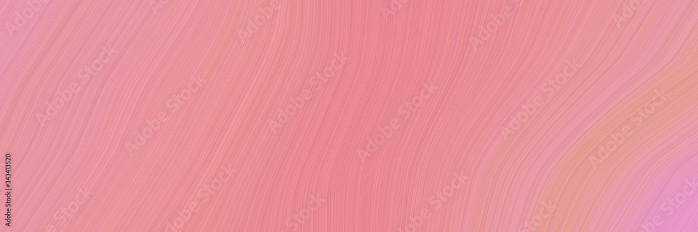 Poster elegant artistic designed horizontal canvas with light coral, pastel magenta and light pink colors. 