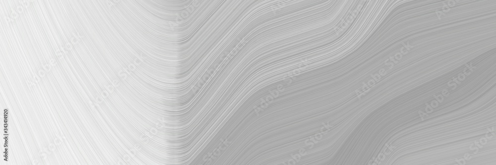 Aufkleber elegant surreal cover design with dark gray, linen and light gray colors. fluid curved lines with dy