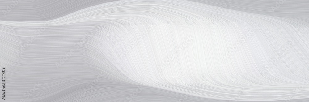 Aufkleber elegant flowing card with light gray, ash gray and white smoke colors. fluid curved lines with dynam