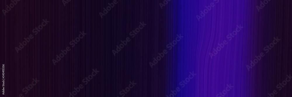 Poster elegant artistic horizontal canvas with indigo, very dark pink and midnight blue colors. fluid curve