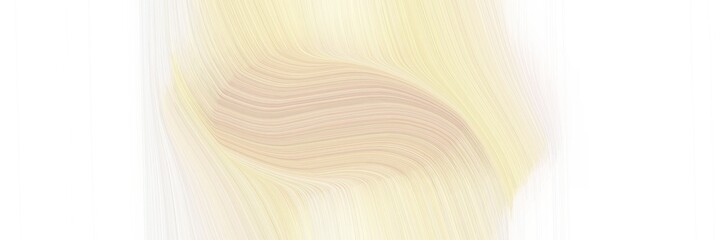 elegant decorative horizontal cover with bisque, blanched almond and white smoke colors. fluid curved flowing waves and curves