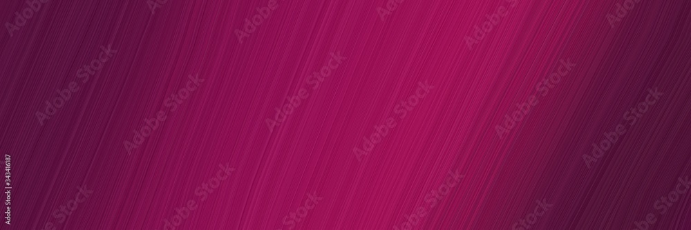 Poster elegant colorful designed horizontal header with dark pink, dark moderate pink and very dark magenta colors. fluid curved lines with dynamic flowing waves and curves