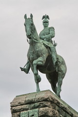 Fototapeta na wymiar Monument to Kaiser Wilhelm II, Cologne, NRW, Germany