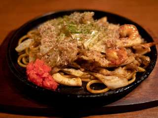 焼そば　鉄板焼そば