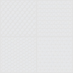 Set of Different Golf Background. Grey Geometric Texture.