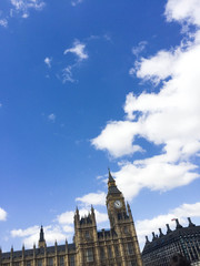 Fototapeta na wymiar 2015 Tower of London and the sky