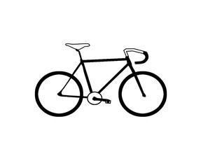disegno stilizzato bicicletta da corsa, ciclismo per pattern