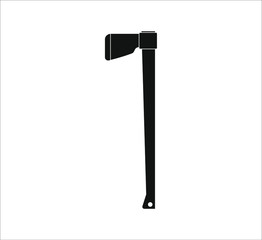 gardening ax. illustration for web and mobile design.