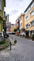 Architecture and streets in Istanbul, Turkey