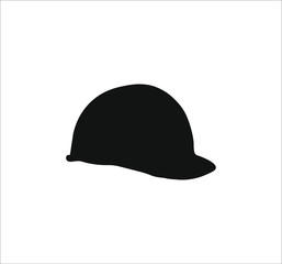 bricklayer's helmet. illustration for web and mobile design.