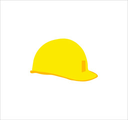bricklayer's helmet. illustration for web and mobile design.