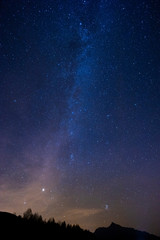 night sky near High Tatras, Slovakia