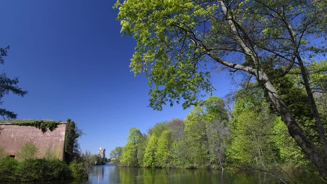 Spring Impressions from Citadel Park in Berlin Spandau from April 22, 2020, Germany