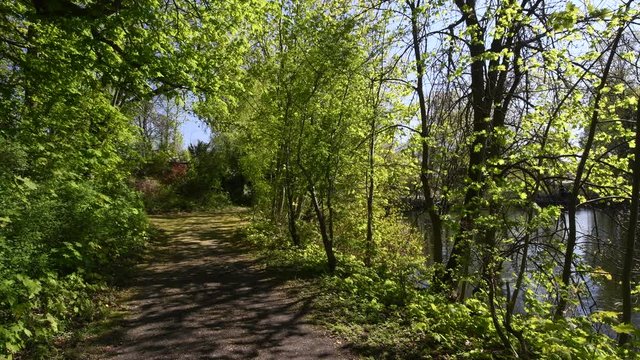 Spring Impressions from Citadel Park in Berlin Spandau from April 22, 2020, Germany
