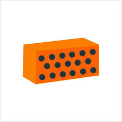 bricklayer brick. illustration for web and mobile design.