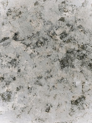 Old gray painted concrete with black scuffed rustic background, horizontal orientation, top view. Copy space.