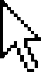 Cursor arrow Icon for Web Design